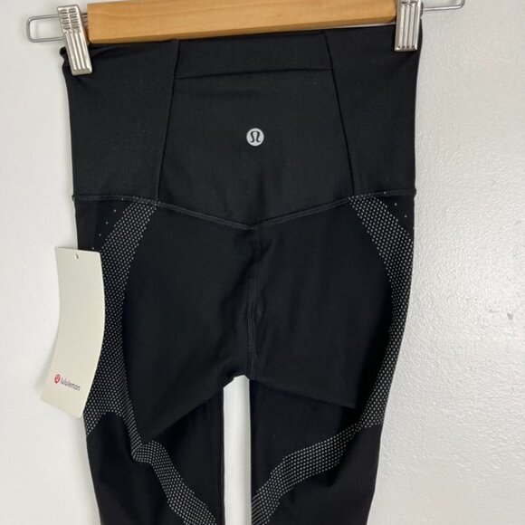 Lululemon Mapped Out High Rise Tight Black/Glacier Grey 28" - Picture 10 of 12